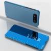 Clear view standing cover for Samsung Galaxy  A80 blue